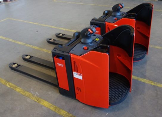 Vloot uitgebreid met 2 Linde pallettrucks