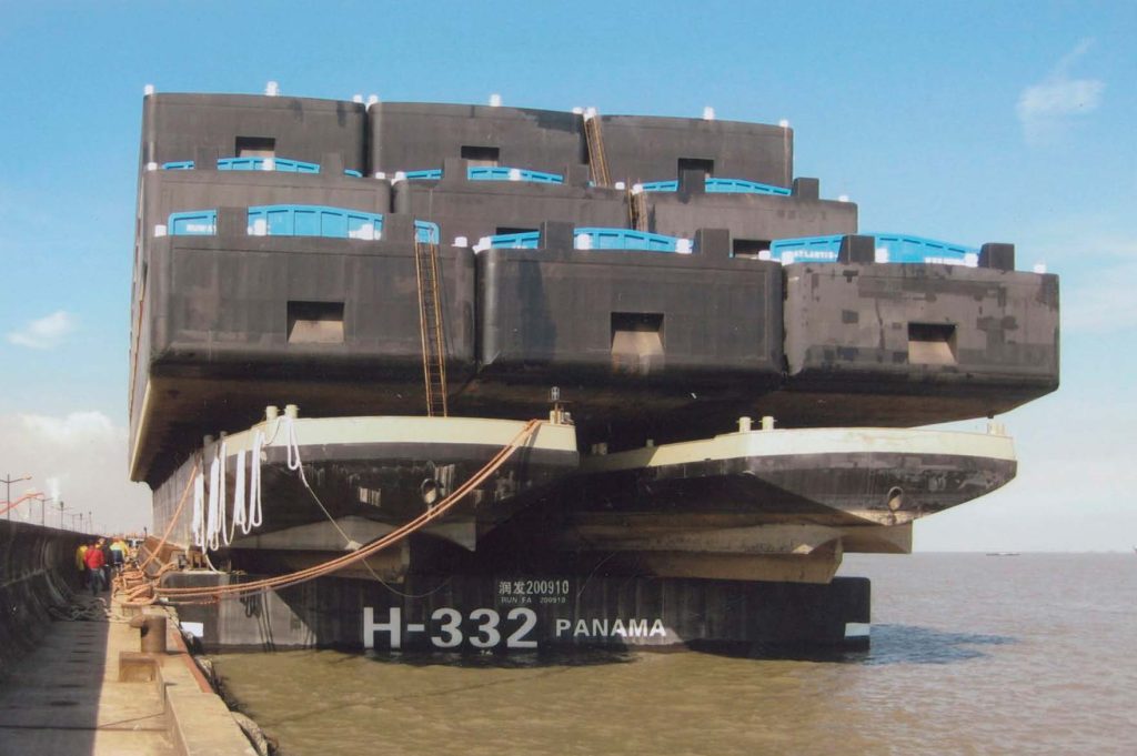 Vos transport 100 jaar Duwbakken VOS