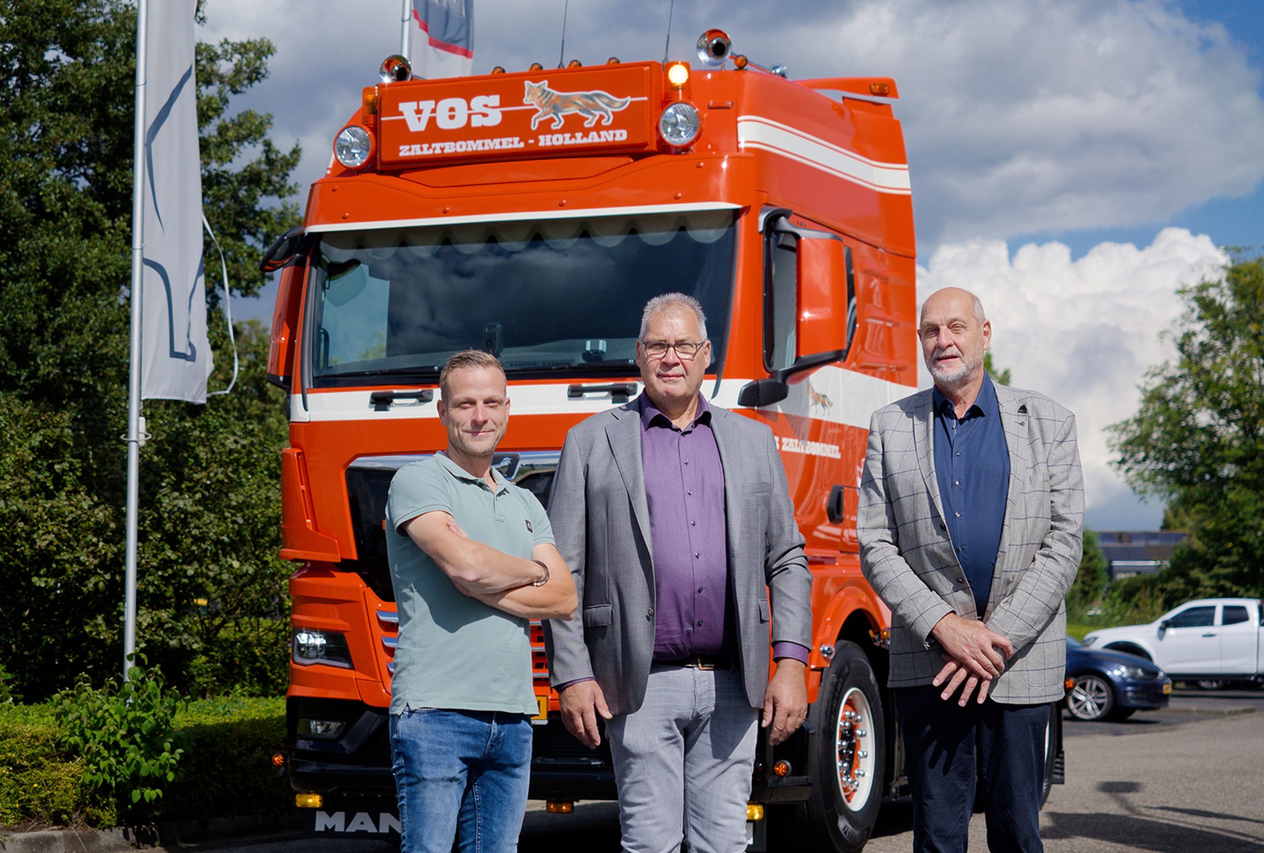 Vos Transport Zaltbommel neemt 100e MAN-truck in gebruik
