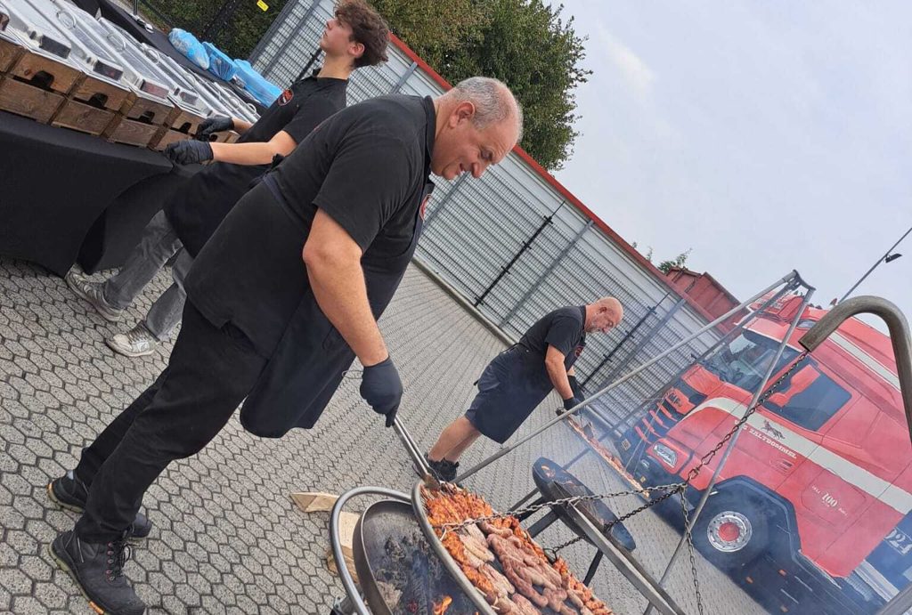 BBQ in actie